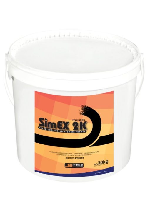 Simex 2K Bitüm Esaslı, Çift Komponentli, Bitümlü Su Yalıtım Malzemesi