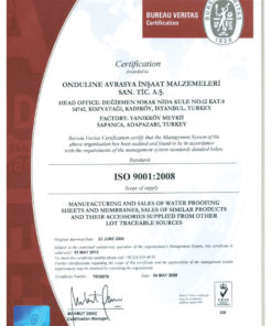 Onduline ISO-9001 Belgesi